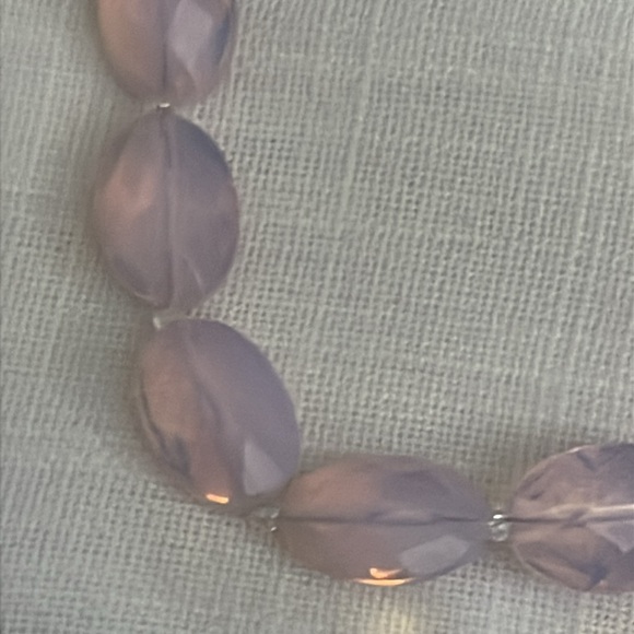 Elegant Pink Beaded Necklace - Picture 2 of 2